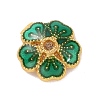 Alloy Enamel Bead Caps ENAM-D027-01B-G-2