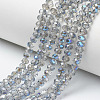 Electroplate Glass Beads Strands EGLA-A034-T6mm-I18-1