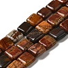 Natural Picasso Stone/Picasso Jasper Graduated Bead Strands G-P358-05-12mm-2