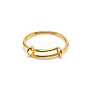 304 Stainless Steel Wire Wrap Expandable Adjustable Ring for Women RJEW-WH0007-01D-G-1