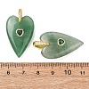 Natural Green Aventurine Pendants GG-CBA51ED-03G-10-2