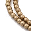 Electroplated Synthetic Non-magnetic Hematite Beads Strands G-H327-D01-03A-3