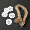100Pcs Paper Gift Tags CDIS-YW0001-11D-2
