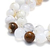 Natural White African Opal Beads Strands G-K245-A18-04-3