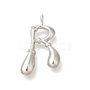 Rack Plating Brass Pendants KK-I722-08P-R-1