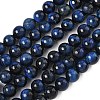 Grade B Natural Tiger Eye Beads Strands G-F591-18-8mm-01-2