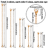 SUNNYCLUE 10Pcs 10 Styles Double 304 Stainless Steel Lobster Claw Clasps FIND-SC0005-26-2