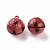 Baking Paint Brass Bell Pendants LS-KKB-S002-013B-2