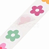 500Pcs Flower Stickers AJEW-S089-09-3