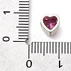 925 Sterling Silver Cubic Zirconia Beads STER-L066-06S-07-3