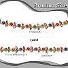 1Yard Iron Glass Rhinestone Chains FIND-AR0006-66-2