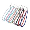 Ployester Core-Wrapped Round Cord Necklace Making KK-CBACFA2-03P-2