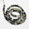 Natural Moss Agate Beads Strands X-G-D840-25-4mm-2
