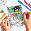 1 Set Coloring Paper Greeting Cards Sets AJEW-GA0007-13-6