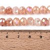 Dyed Crackle Imitation Jade Glass Beads Strands EGLA-Q131-02C-05-4