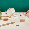 4 Bags Round Acrylic Couple Earring Display Stands EDIS-SC0001-17A-3