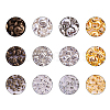 Brass Crimp Beads Covers KK-CJ0001-13-4