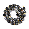 Natural Eagle Eye Stone Beads Strands G-N342-35-8x6-03-3