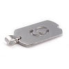 Non-Tarnish 304 Stainless Steel Pendants STAS-O127-B06-3