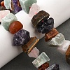 Natural Amethyst & Tiger Eye & Green Aventurine & Rose Quartz & Carnelian Beads Strands G-I283-F17-1