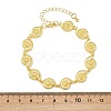 Brass Link Chain Bracelets for Women BJEW-A090-06C-G-5