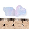 Transparent Spray Paint Glass Beads GLAA-H035-03K-3