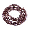 Electroplate Glass Beads Strands EGLA-A044-T1mm-B13-3