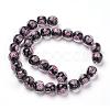 Handmade Gold Sand Lampwork Beads Strands LAMP-L072-G02-2