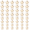 80Pcs 4 Style Brass Beads KK-PH0010-34-1