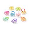 Acrylic Cuff Finger Rings RJEW-JR00272-M-2