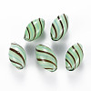 Opaque Handmade Blown Glass Globe Beads X-GLAA-T012-07-2