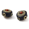 Handmade Tibetan Style Resin Beads TIBEB-G014-02-2