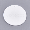 Printed Wooden Big Pendants WOOD-S048-33-2