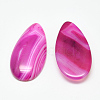 Dyed Natural Strip Agate Cabochons X-G-Q957-05E-1