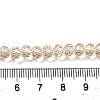 Transparent Baking Paint Glass Beads Strands DGLA-A034-T6mm-D02-4
