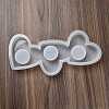 DIY Heart Candlesticks Silicone Molds DIY-G113-10B-3
