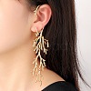 Coral Shape Alloy Dangle Stud Earrings FS-WG5BDD1-01-5