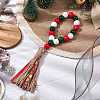 Wooden Beads Napkin Rings HJEW-JM02149-2
