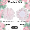 12Pcs 3D Chiffon Flower DIY-GF0012-47B-2