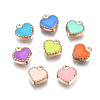 Alloy Enamel Charms X-ENAM-Q033-51-1