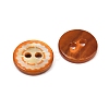 Wavy Edge Spray Painted Natural White Shell Buttons SH-CBA1576-01A-3