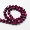 Natural Tiger Eye Bead Strands G-D840-54-10mm-04-2