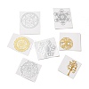 Self Adhesive Brass Stickers DIY-XCP0003-03-1