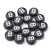 Opaque Acrylic Beads X-SACR-N002-02B-2