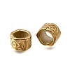 304 Stainless Steel European Beads STAS-L315-042G-1