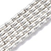 Electroplate Glass Beads Strands EGLA-Q128-13H-1