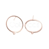 201 Stainless Steel Stud Earring Findings STAS-K241-12RG-2