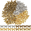 120Pcs 4 Colors Tibetan Style Beads FIND-PA0001-19-1