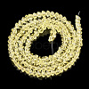 Transparent Glass Beads Strands GLAA-S178-01D-2