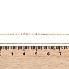 304 Stainless Steel Cable Chain Necklaces NJEW-M151-24G-2